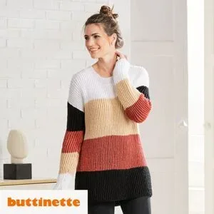 Strickanleitung ? Legerer Patentpullover Versailles