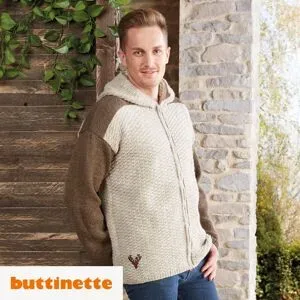 Strickanleitung ? Kapuzenjacke aus Woll Butt Tirol
