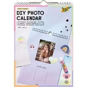 folia Dauerkalender, bunt, 21 x 29,7 cm