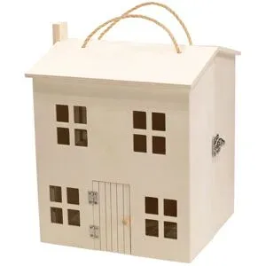 Haus aus Holz, 24 x 29 cm