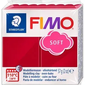 Fimo-Soft, kirschrot, 57 g