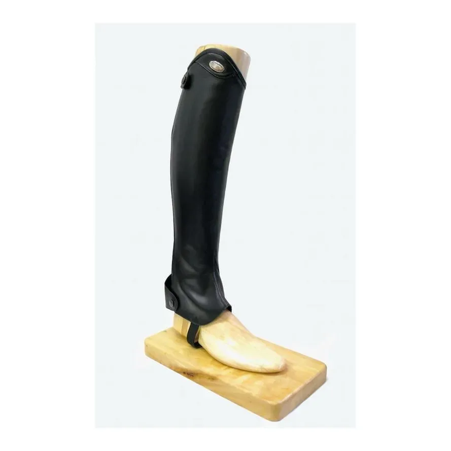 Parlanti Passion Minichaps Elastic - schwarz Farbe: Schwarz, Parlanti Minichaps Schafthöhe/Wadenweite: L 48/37,5