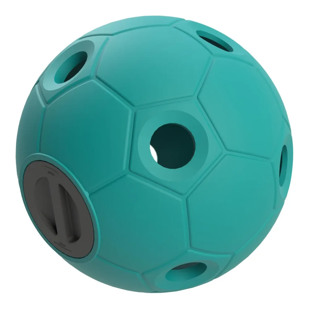 Covalliero Futterspielball Soccer - Aquamarin -  Grösse: One Size, Farbe: Aquamarin