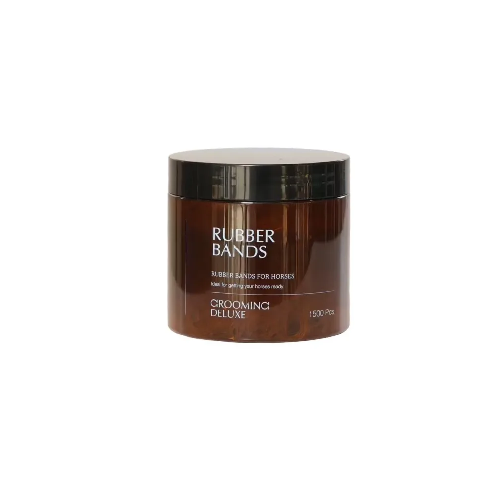 Kentucky GD Mähnengummi - Transparent -  Inhalt: 1500 Stk, Farbe: Transparent