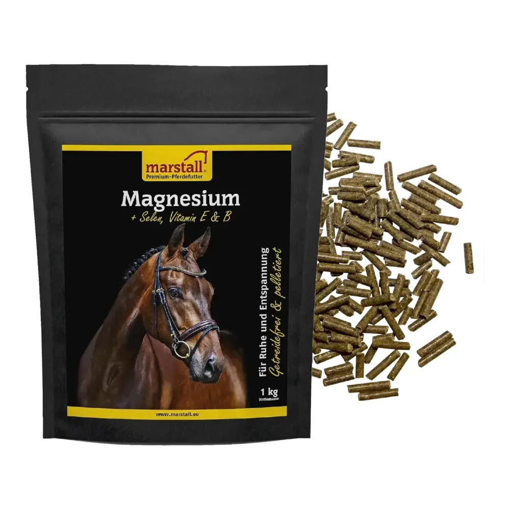 Marstall Magnesium, pelletiert - Schwarz -  Inhalt: 3 kg