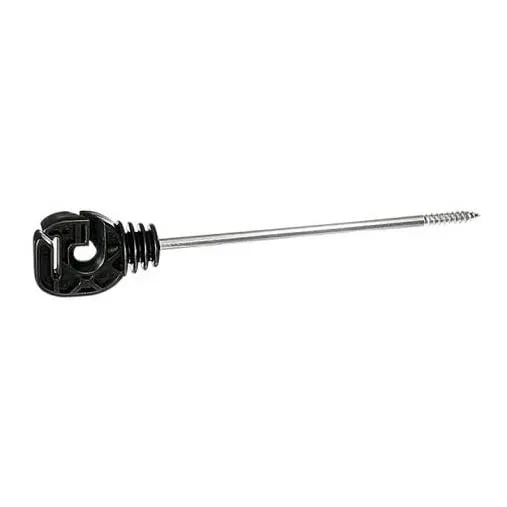 Lister Langstiel-Seil/Bandisolator WI 94/180 - Schwarz -