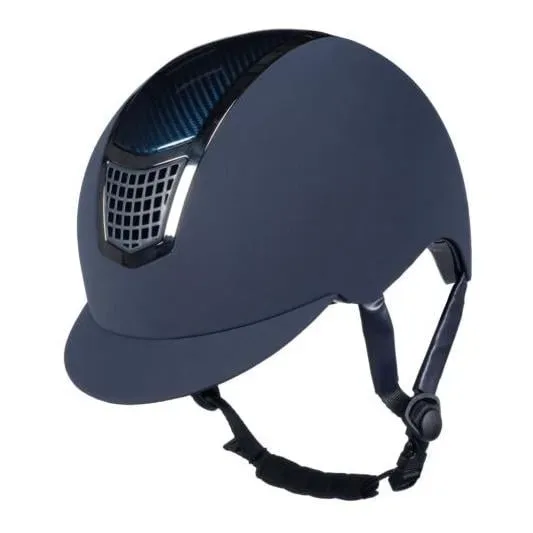HKM Reithelm Carbon Professional - Dunkelblau -  Reithelmgrössen: 56-58, Farbe: Dunkelblau