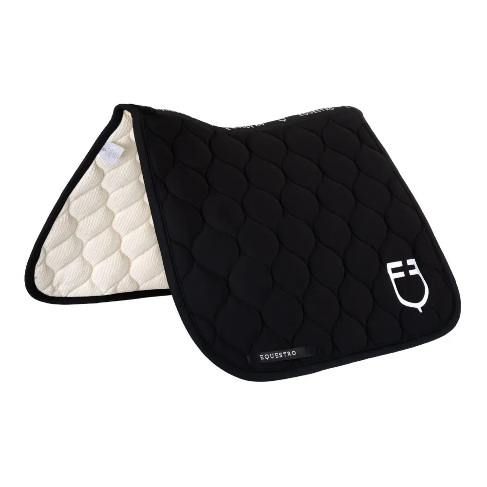 Equestro Dressurschabracke Onion mit Umrandung - Black -  Grösse: Full, Farbe: Black
