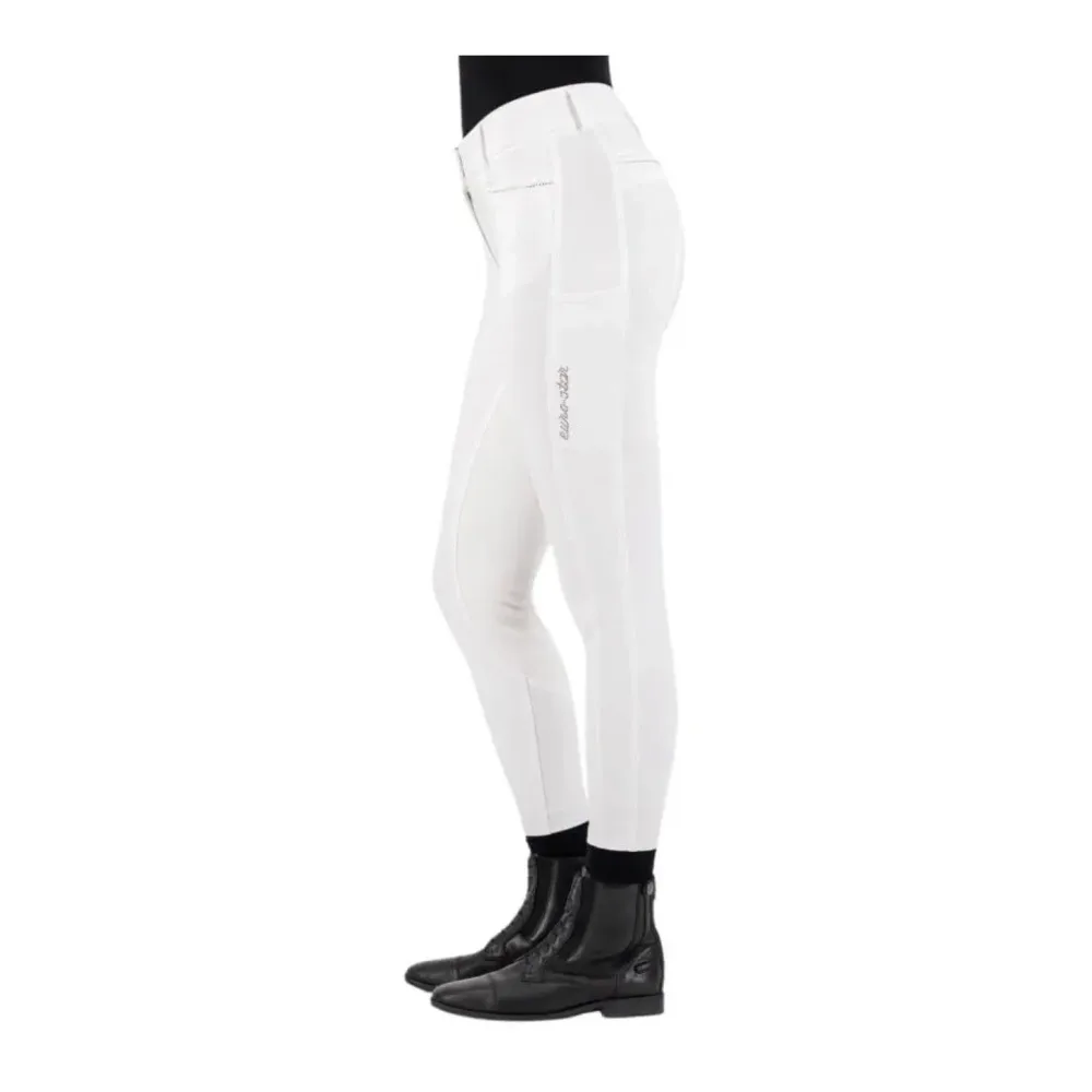 euro-star Reithose Arielle Grip Connect Full Grip - White -  Grösse Bekleidung Damen: 38
