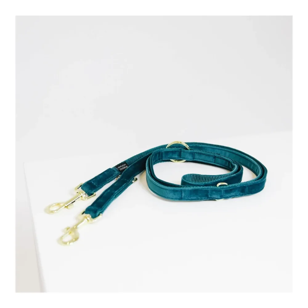 Kentucky Dogwear Hundeleine Velvet - emerald Länge: 2 m, Farbe: Emerald