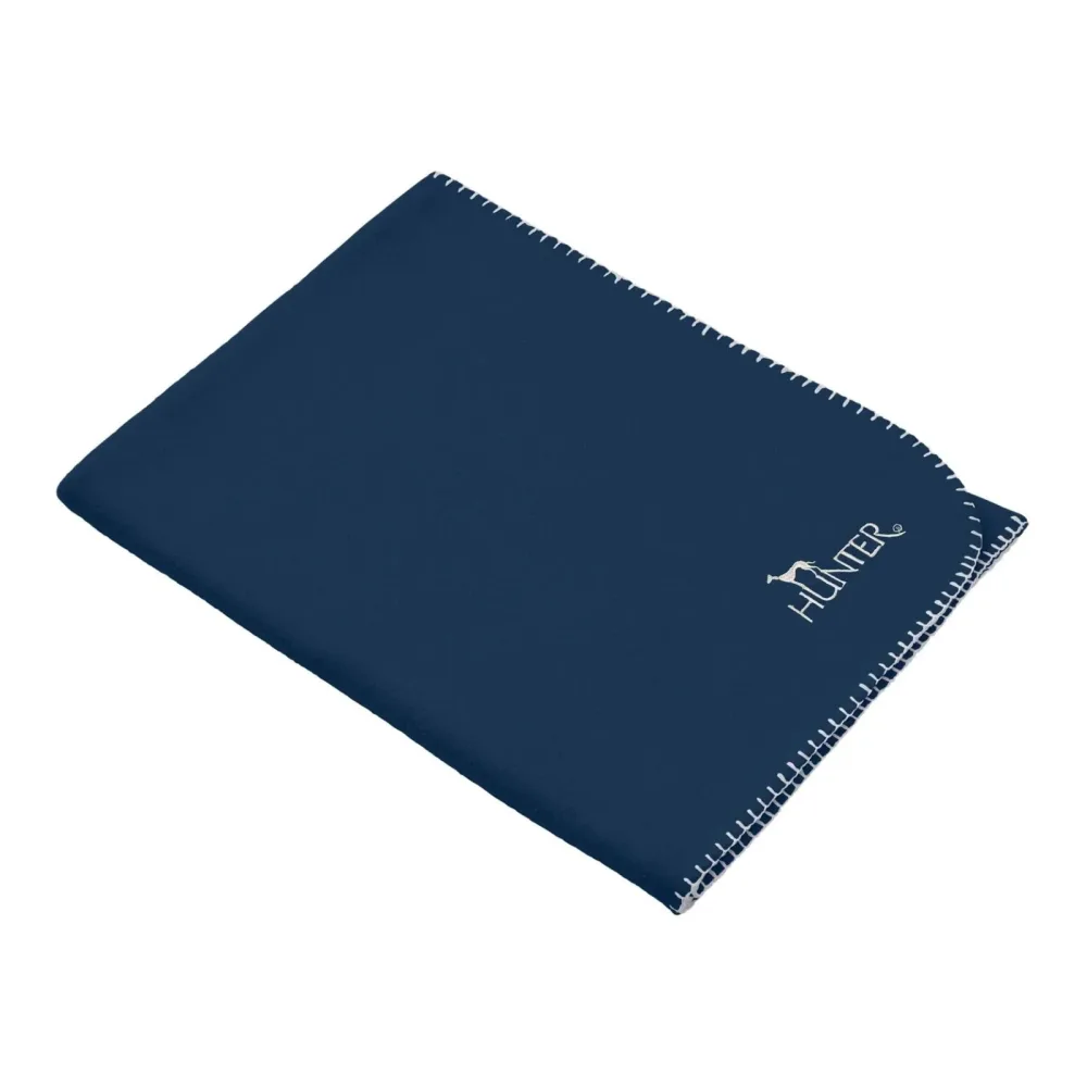Hunter Hundedecke Casper - Blau -  Grösse: 140 x 100 cm, Farbe: Blau