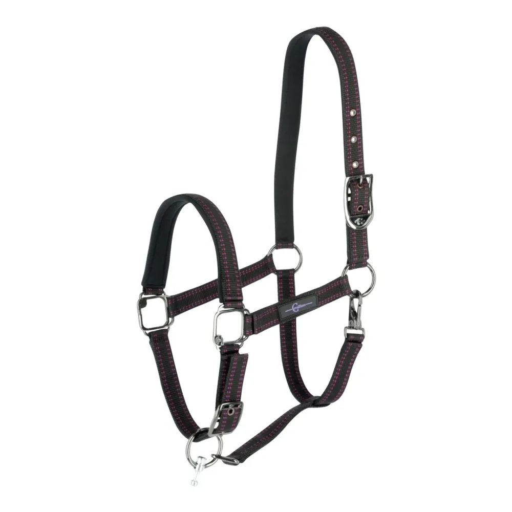 Covalliero GoLeyGo 2.0 Halfter - schwarz/fuchsia Farbe: Schwarz/Fuchsia, Grösse Pferd: Shettland Pony