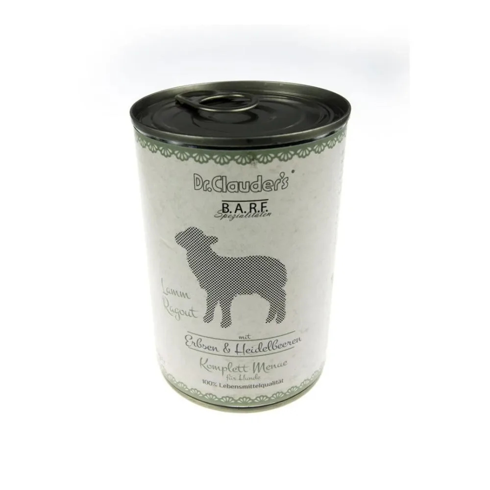 Dr.Clauder's Barf Komplett Menü Lammragout - Natur -  Grösse: 6 x 800 g