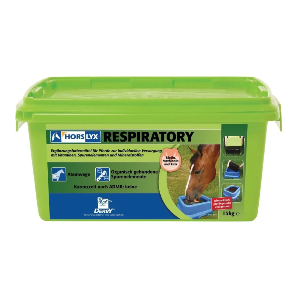 Horslyx Derby Respiratory - Grün -  Inhalt: 15 kg