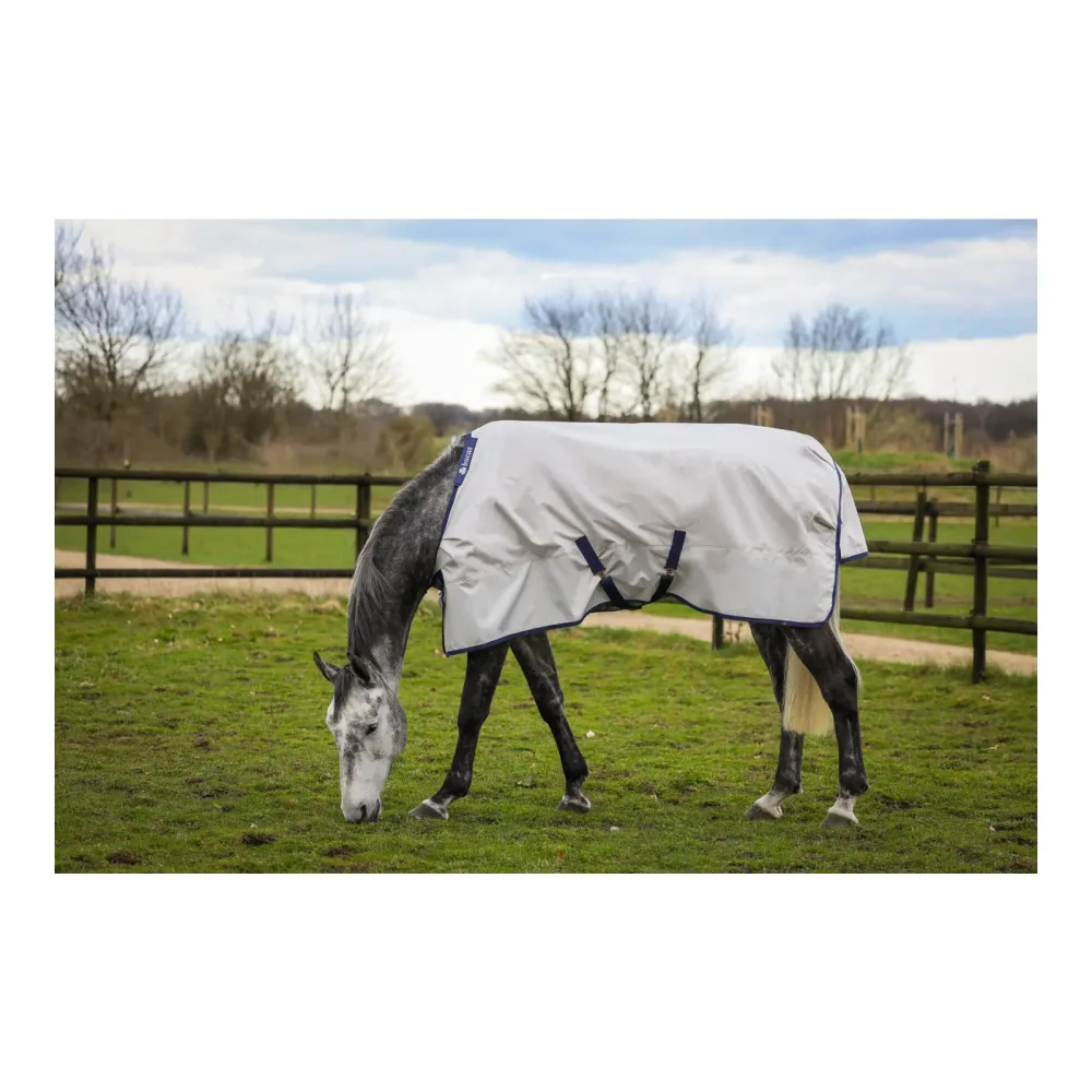 Bucas Weidedecke Sun Shower - silver Grösse Pferdedecken: 155 cm