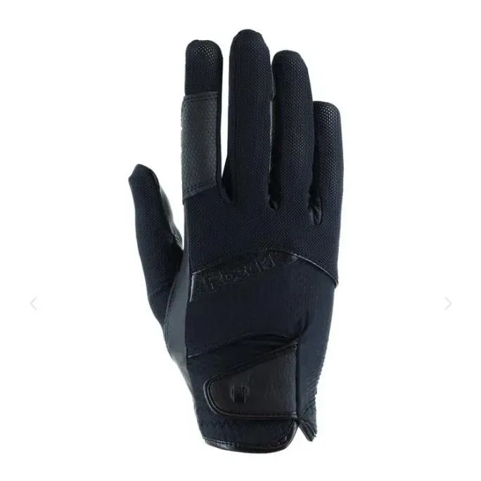 Roeckl Reithandschuh Millero - Black -  Grösse Handschuhe: 7.5, Farbe: Black