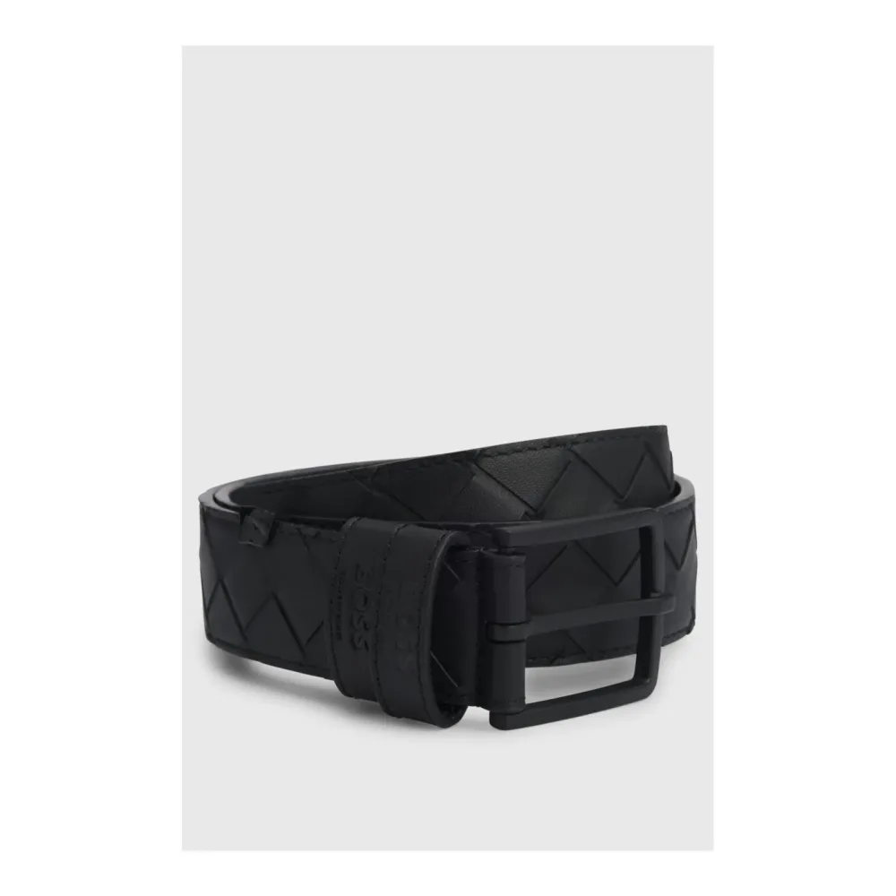 BOSS Equestrian Gürtel Cable - Black -  Länge Damen/Herrengürtel: 100 cm