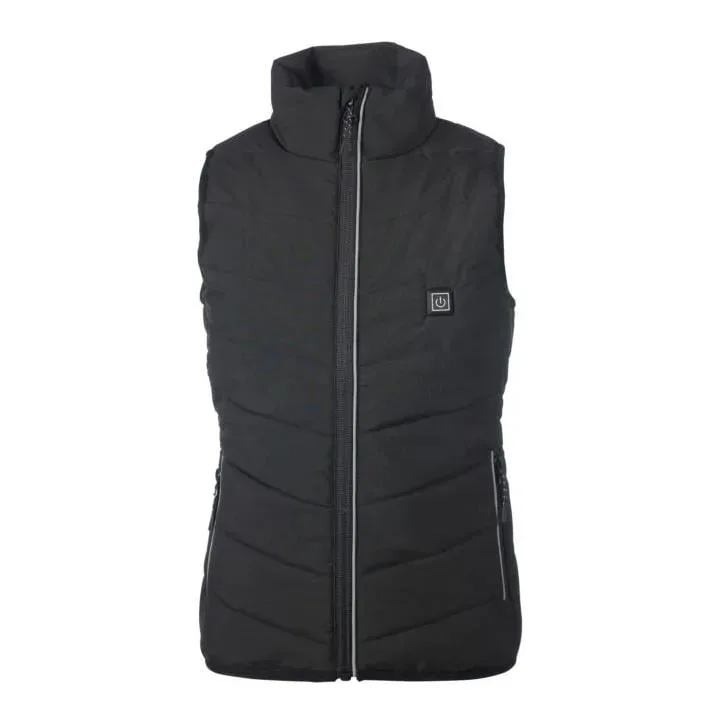 HKM Kinder-Heizweste Cuddle Style - Schwarz -  Grösse Kinder: 140