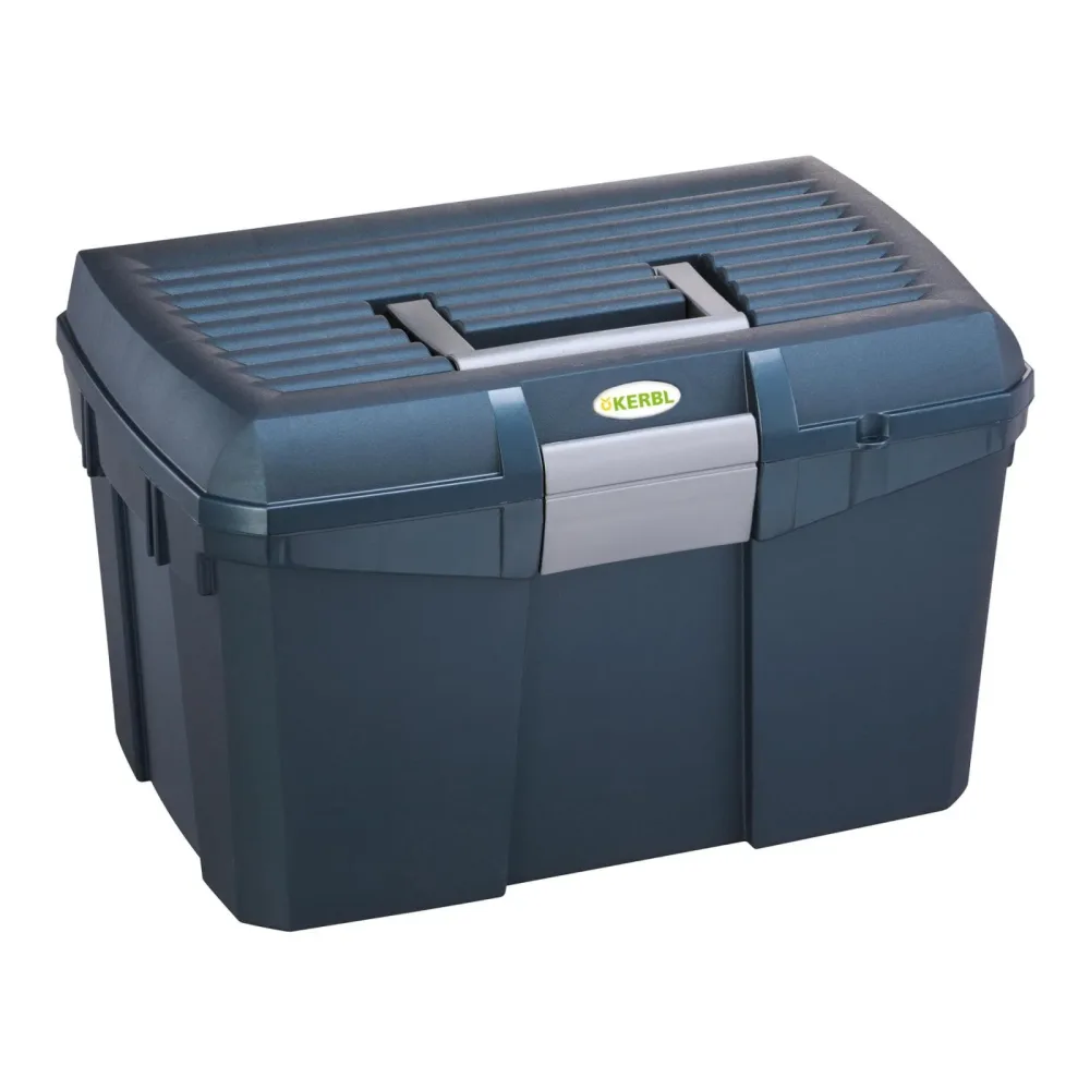 Kerbl Putzbox Siena - dunkelblau Grösse: One Size, Farbe: Dunkelblau