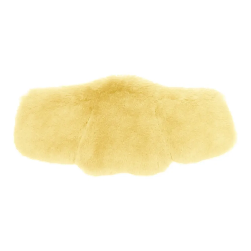 Stübben Equi-Soft® Polster by Mattes für Sattelgurt - Lammfell hellgelb -  Farbe: Lammfell hellgelb, Grösse: 50-150cm