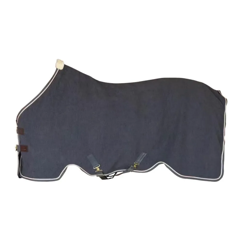 Kentucky Abschwitzdecke vegan wool - Grau -  Grösse: 125 cm, Farbe: Grau