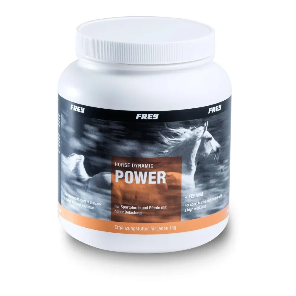 Frey Zusatzfutter Horse Dynamic Power + Ferrum - Weiss -