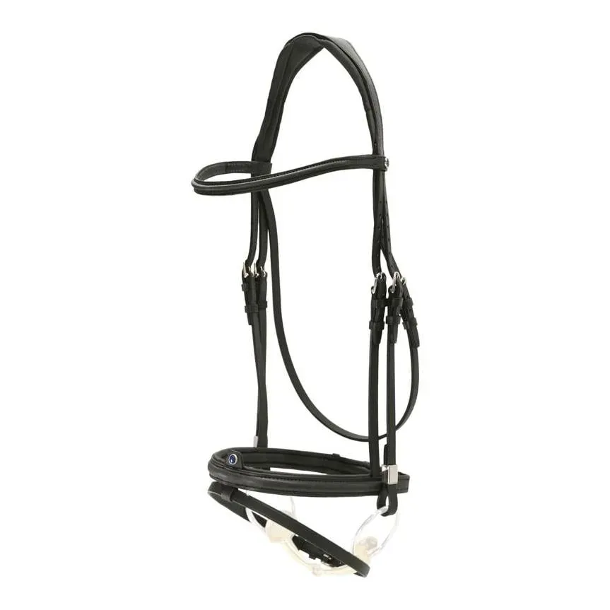 Stübben Trensenzaum 2700 Pro-Jump mit Slide&Lock Verschluss - Schwarz -  Farbe: Schwarz, Grösse Zaum: Pony