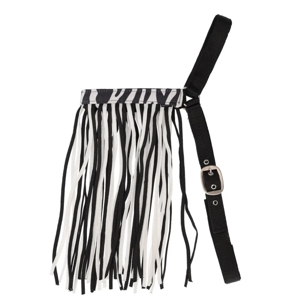 QHP Fliegenfransen extra - Zebra -  Farbe: Zebra, Grösse Pferd: Cob