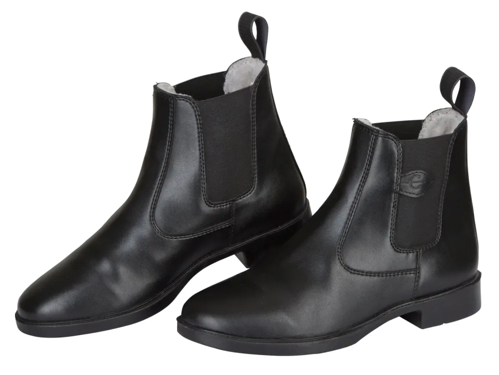 Covalliero Reitstiefelette Oslo gefüttert - Schwarz -  Grösse Bekleidung Damen: 36