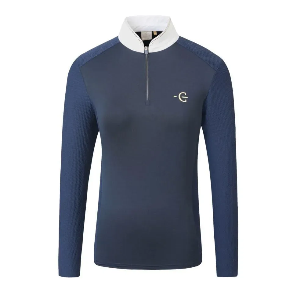 Covalliero Turniershirt langarm F/S 2026 - Dunkelblau -  Farbe: Dunkelblau, Grösse: L