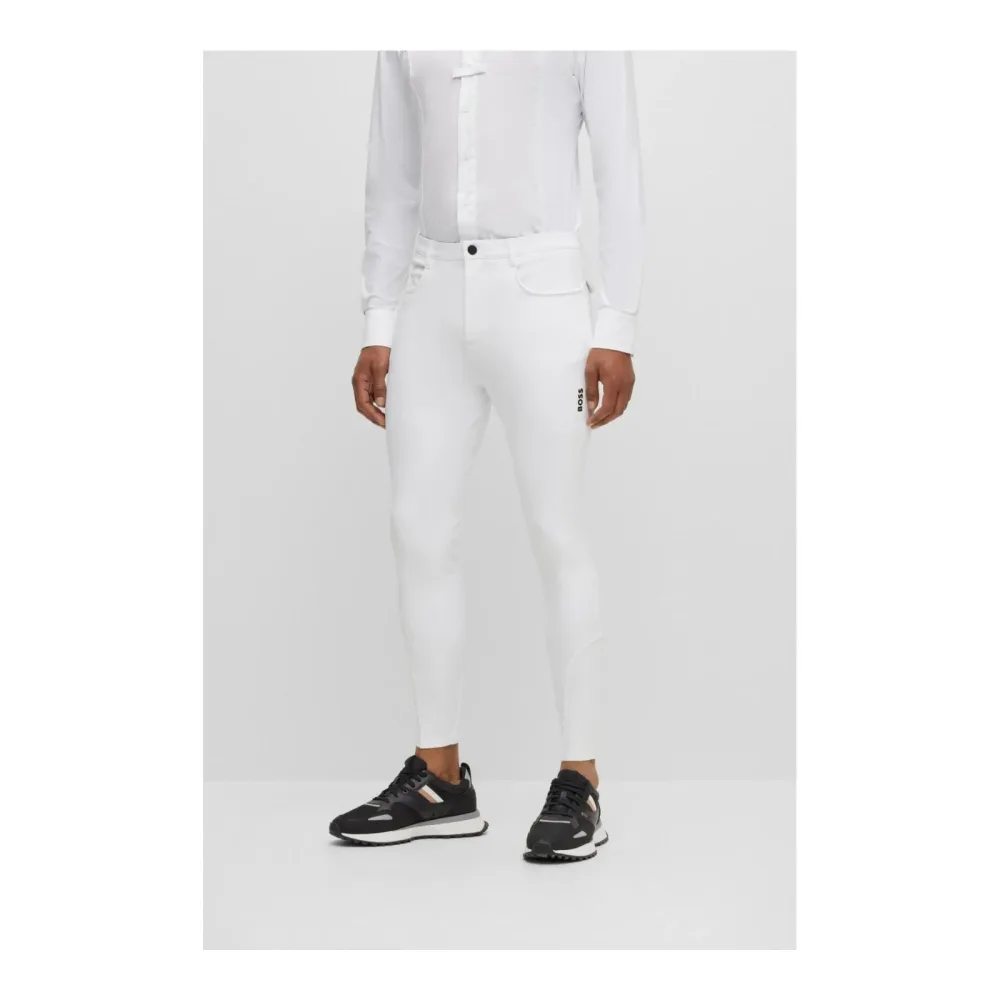 BOSS Equestrian Reithose James Kniebesatz Herren - White -  Grösse Bekleidung Herren: S, Farbe: White