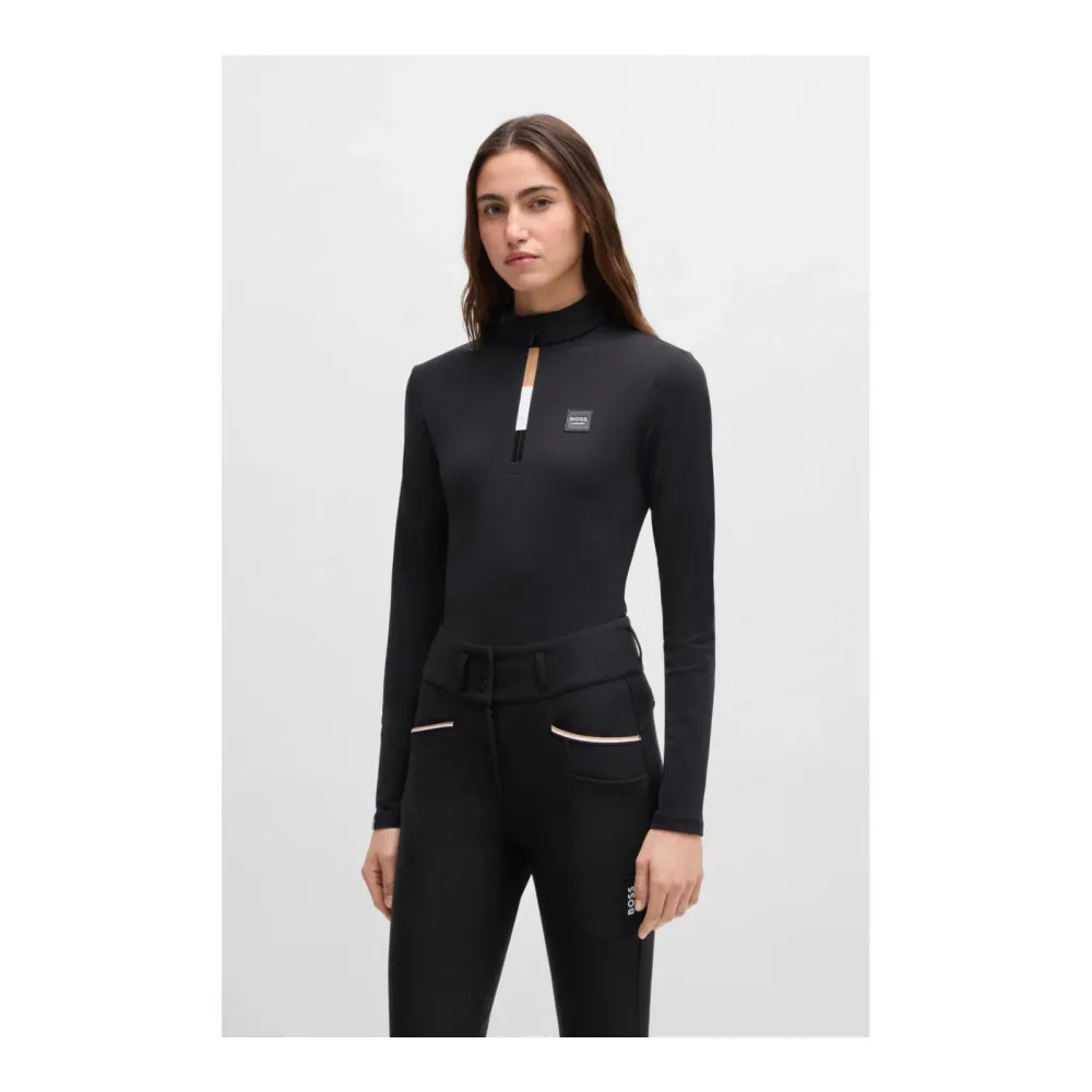 BOSS Equestrian Trainingsshirt Minou - Black -  Grösse: L