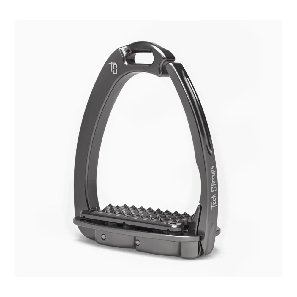 Tech Stirrups Sicherheitssteigbügel Venice Plus Evo - Titanium/Titanium -  Farbe: Titanium/Titanium, Grösse: One Size
