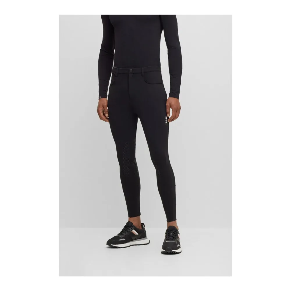 BOSS Equestrian Reithose James Kniebesatz Herren - Black -  Grösse Bekleidung Herren: M, Farbe: Black
