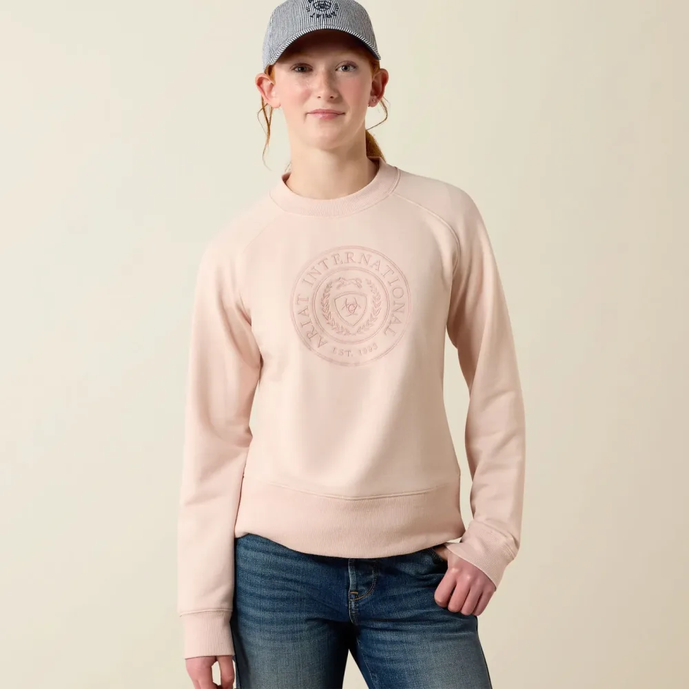 Ariat Sweatshirt Martine Kinder - Sepia Rose -  Grösse: S