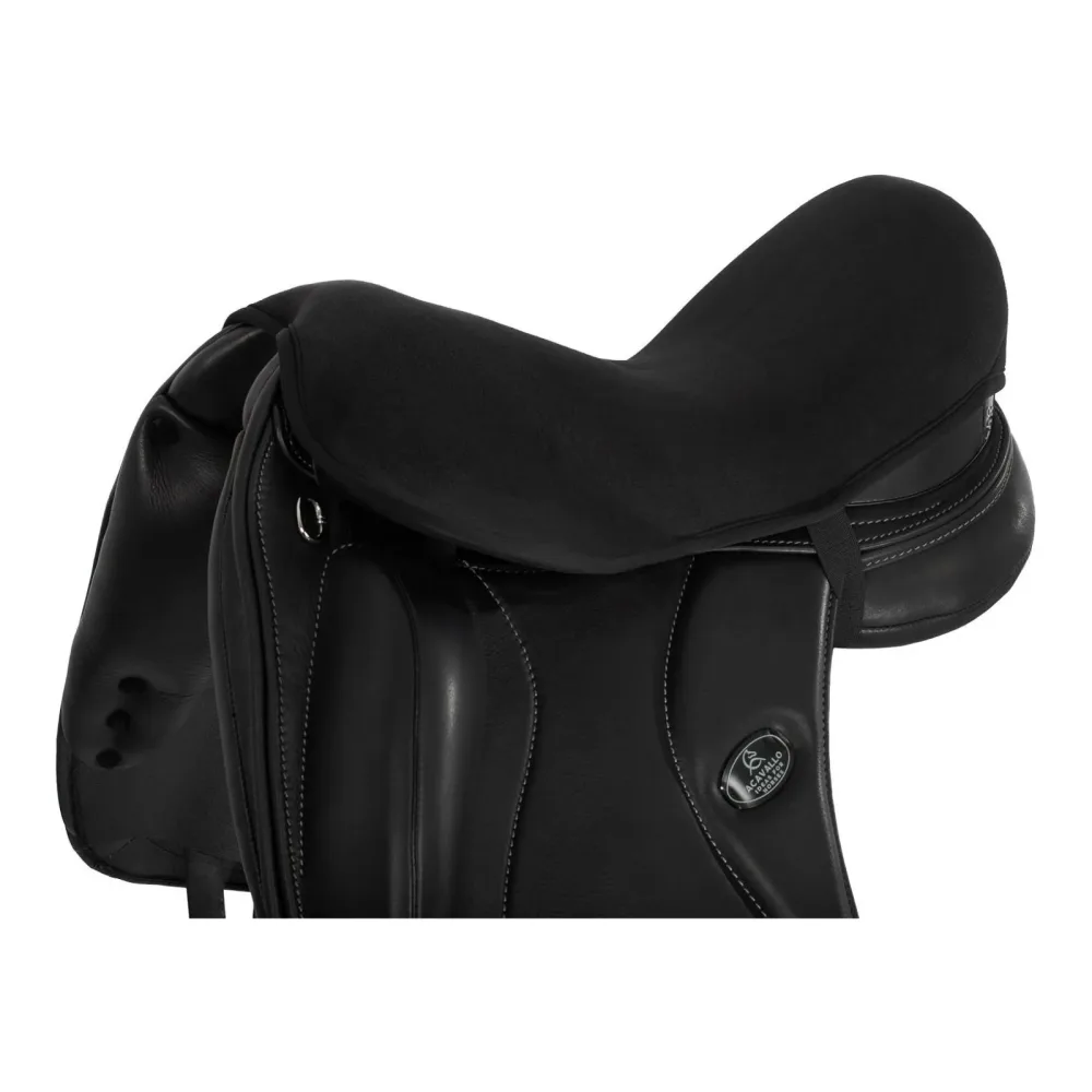 Acavallo Dressursitzschoner Classic Gel mit Dri-lex-Bezug - Schwarz -  Grösse Schabracken: M, Farbe: Schwarz