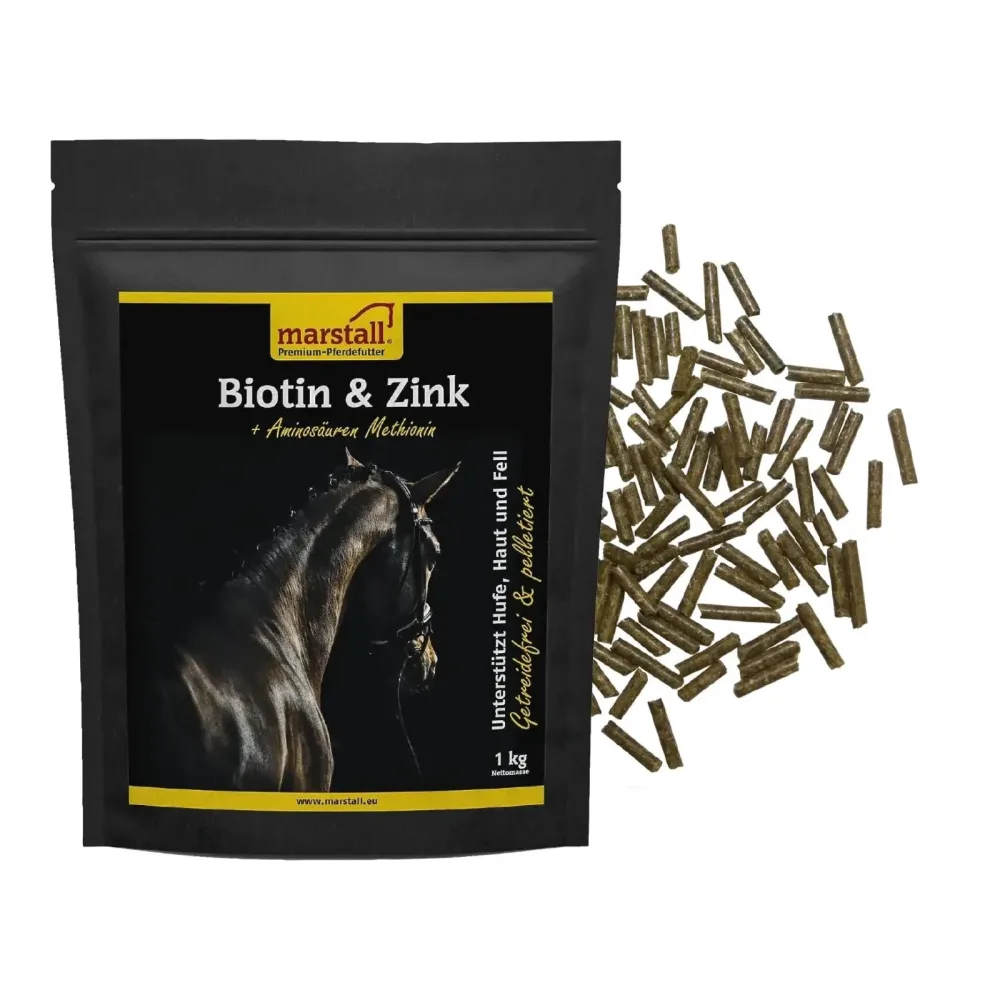 Marstall Biotin & Zink, pelletiert - Schwarz -  Inhalt: 1 kg