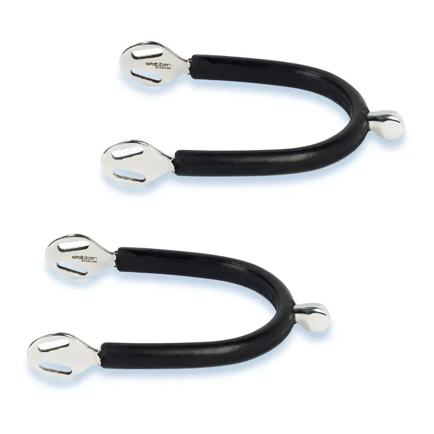 Stübben Knopfsporen SEQ Soft Touch gummiert Grösse Sporen: 30 mm