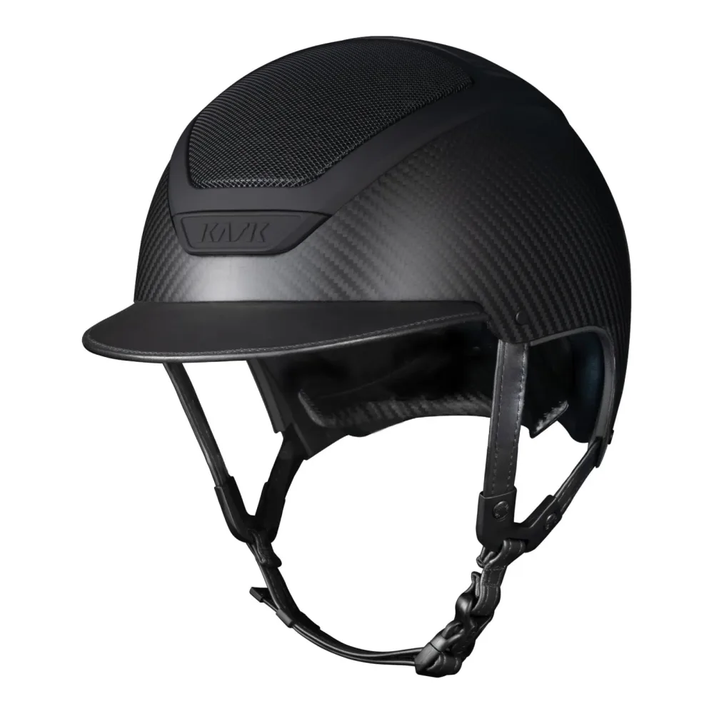 KASK Reithelm Dogma Carbon - Black Matt -  Reithelmgrössen: 54, Farbe: Black Matt