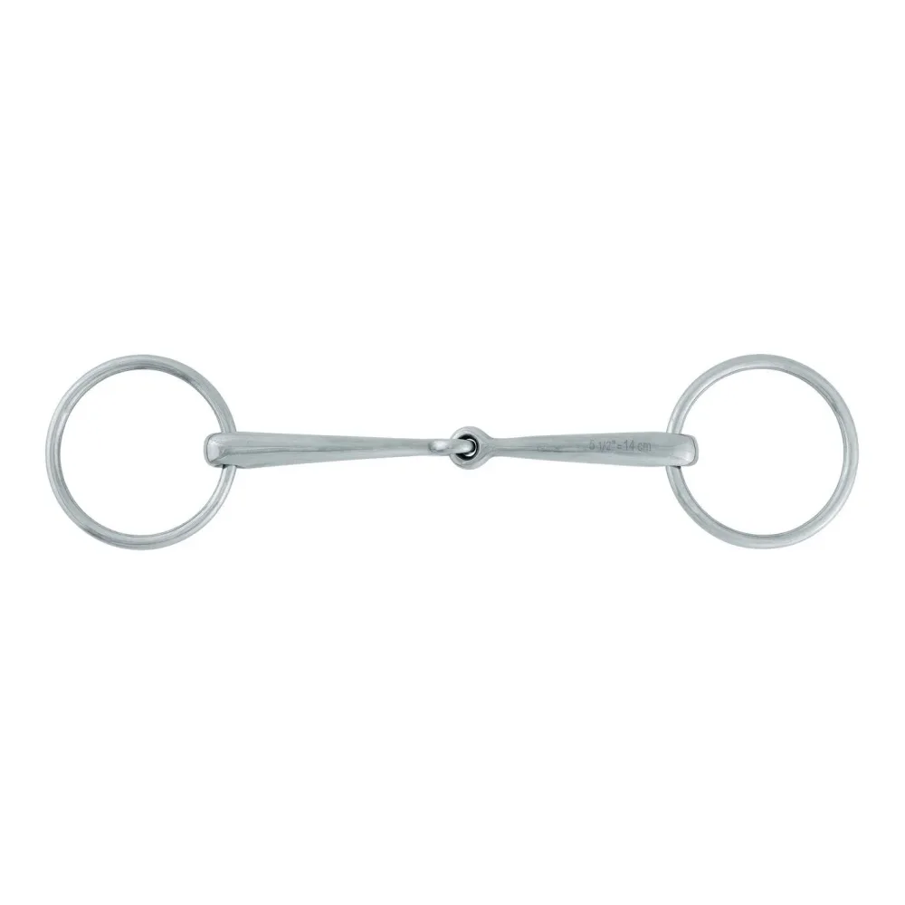 Stübben Unterlegtrense Einfach gebrochen Stainles Steel Stärke: 12 mm, Gebisslängegrösse: 10.5 cm