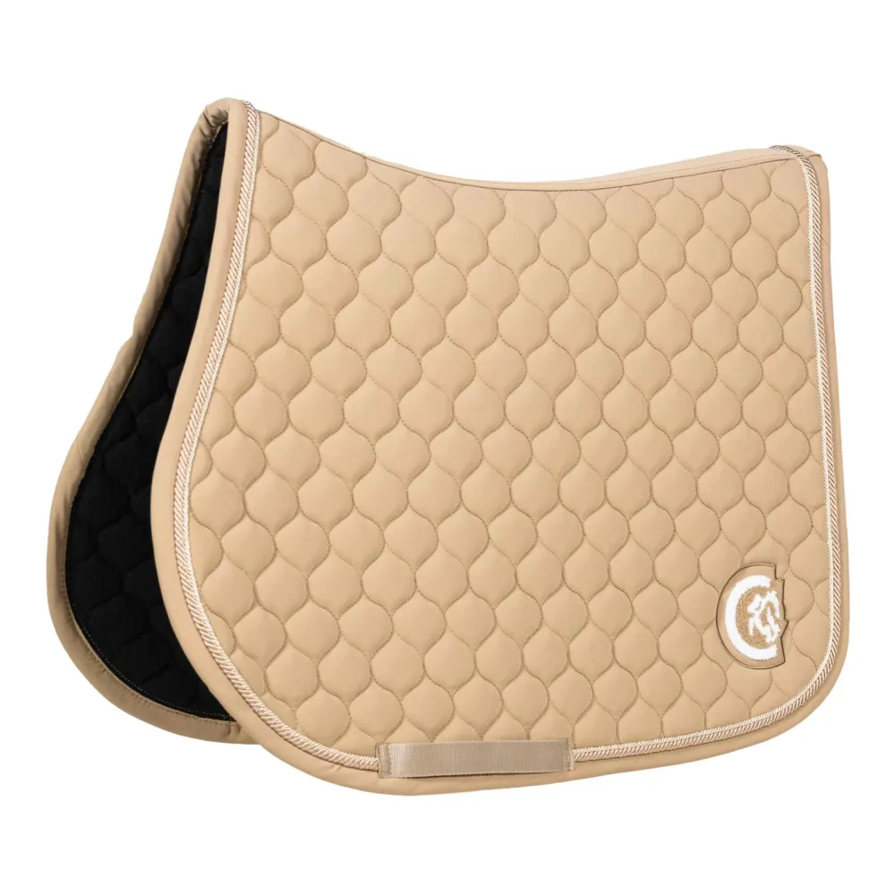 Kentucky Schabracke onion quilt 3D logo Springen - Beige -  Grösse: One Size, Farbe: Beige