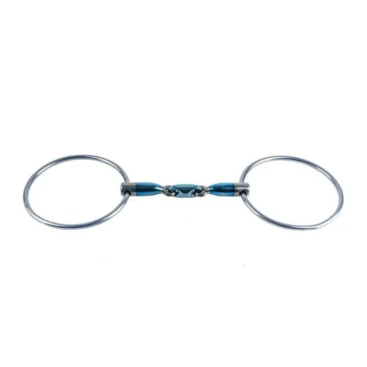 Trust Wassertrense doppelt gebrochen 16mm mit grossen Ringen - Silber -  Gebisslängegrösse: 13.5 cm