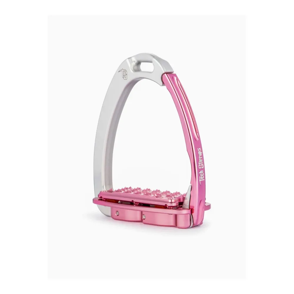 Tech Stirrups Sicherheitssteigbügel Venice Plus Evo - Silber/Pink -  Grösse: One Size, Farbe: Silber/Pink