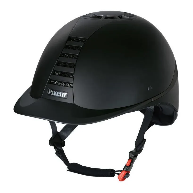Pikeur Reithelm Pro Safe Excellence  - schwarz/schwarz Reithelmgrössen: 61, Farbe: Schwarz/Schwarz