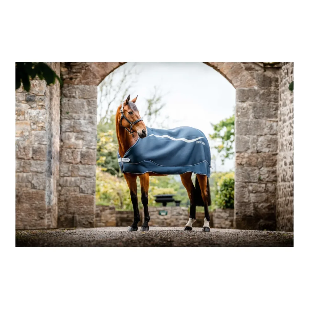 Horseware Abschwitzdecke Dry Liner - navy/silver Grösse Pferdedecken: 140 cm