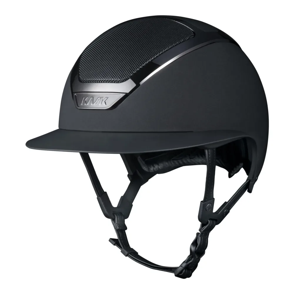KASK Reithelm Star Lady Chrome - Black -  Farbe: Black, Grösse Reithelm: 53
