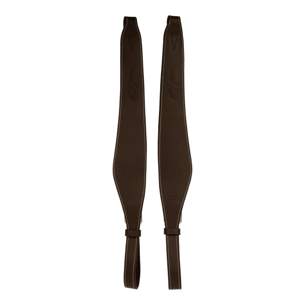 Dy'on Leder Steigbügelriemen Mono - Braun -  Farbe: Braun, Grösse: M