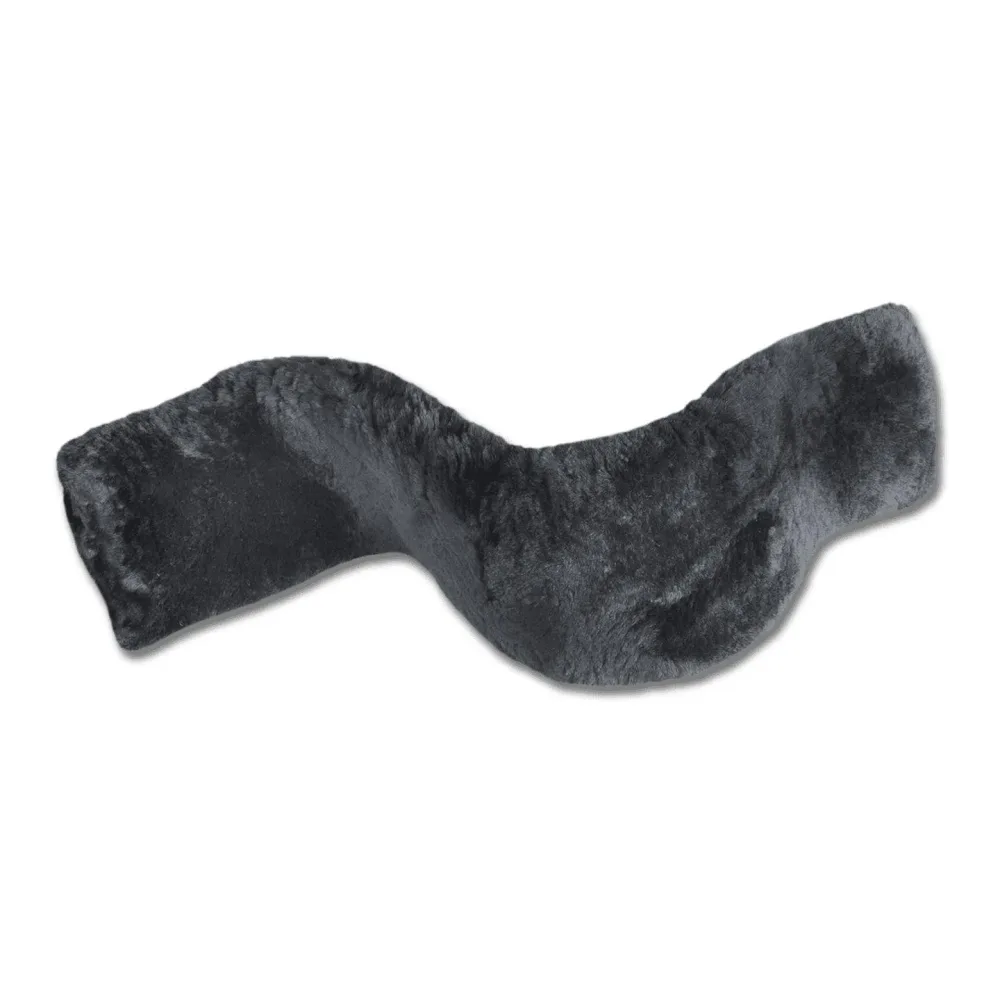 Waldhausen Lammfell-Gurtschoner - Schwarz -  Farbe: Schwarz, Länge: 80 cm