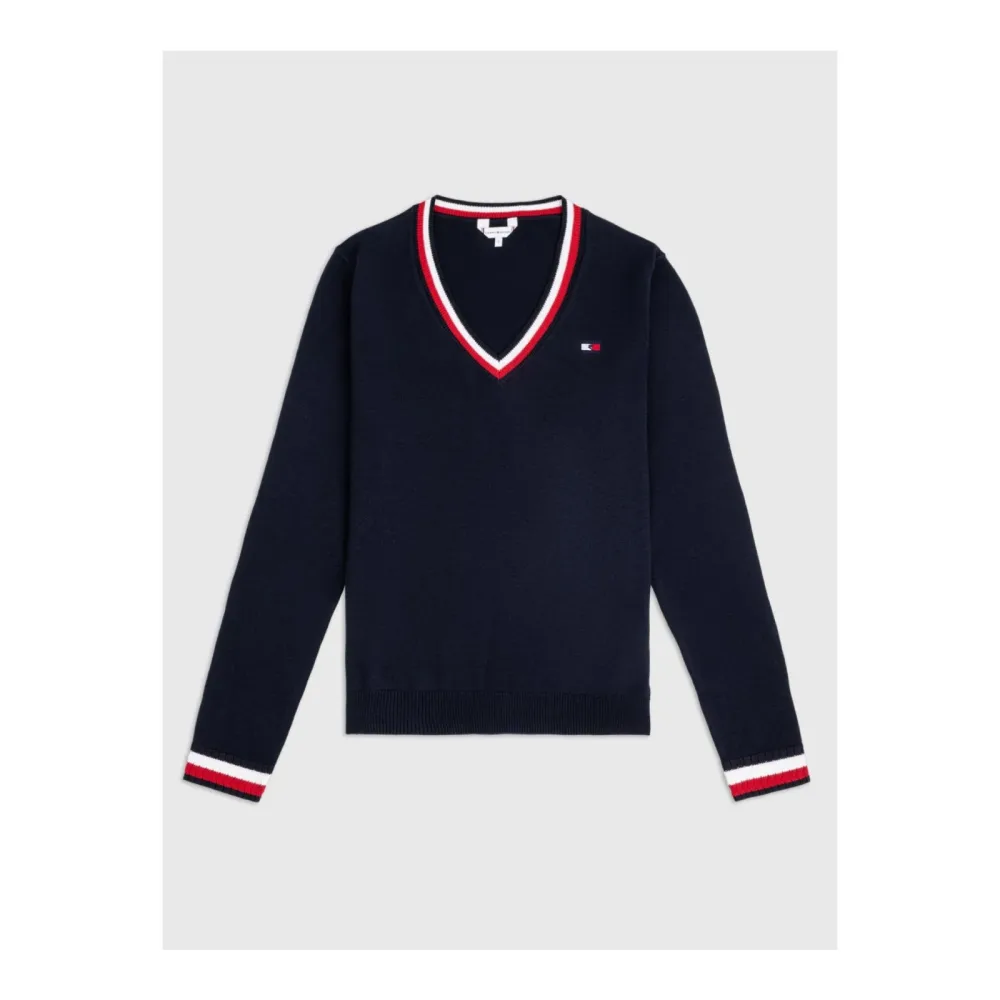 Tommy Hilfiger Equestrian Pullover Indiana Damen - Desert Sky -  Grösse Bekleidung Damen: XXS