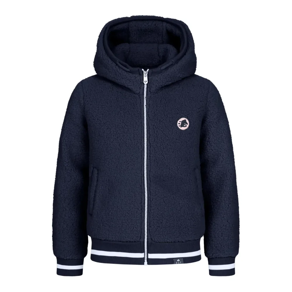 Elt Fleecejacke Lucky Gabriella Kinder - Nachtblau -  Farbe: Nachtblau, Grösse Bekleidung Kinder: 104/110